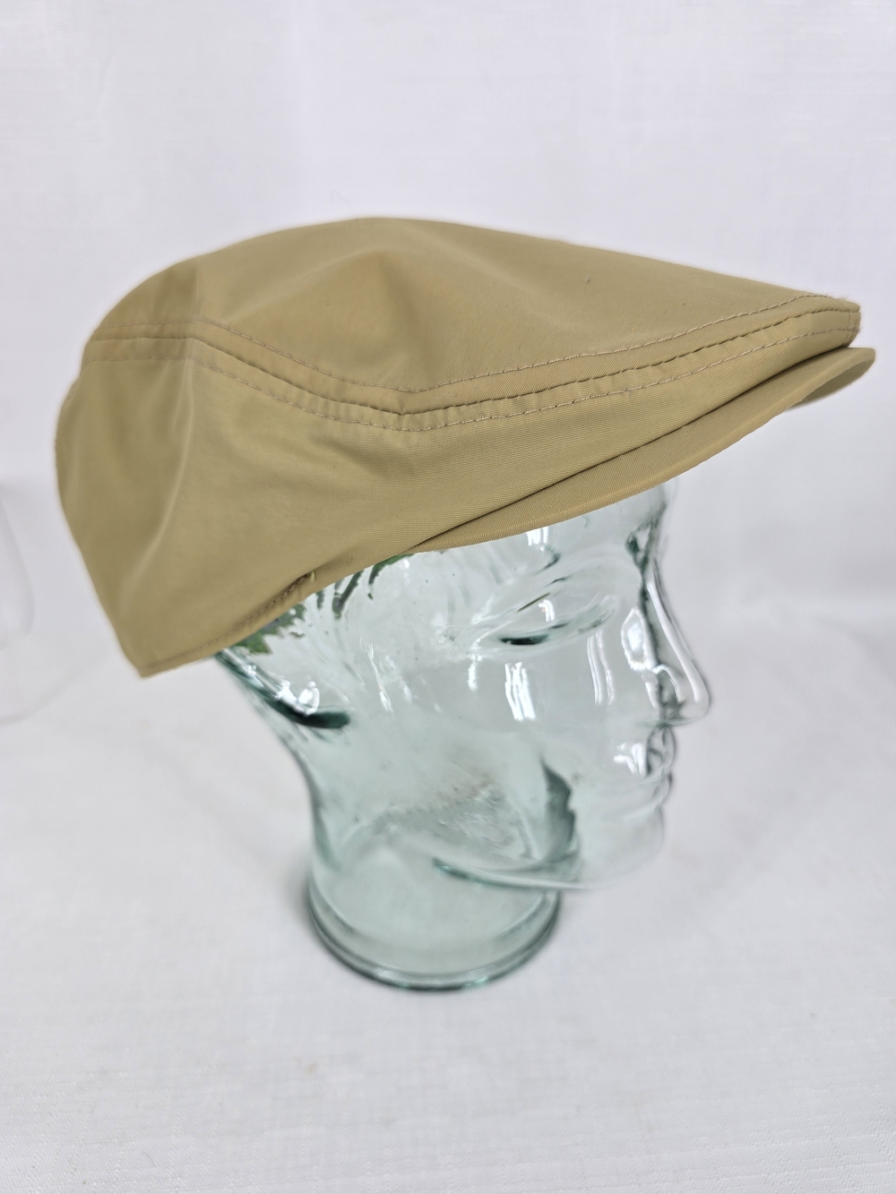 Men's Lightweight Boston Scally Flat Cap in Tan